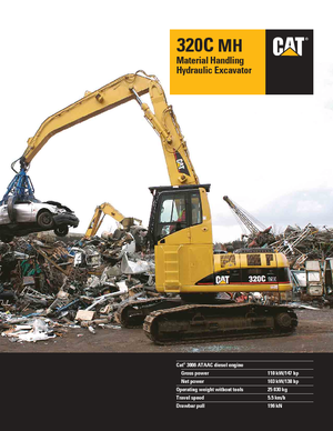 Raupenbagger Caterpillar 320 C MH