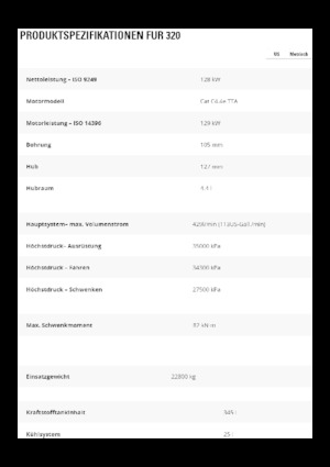 Raupenbagger Caterpillar 320