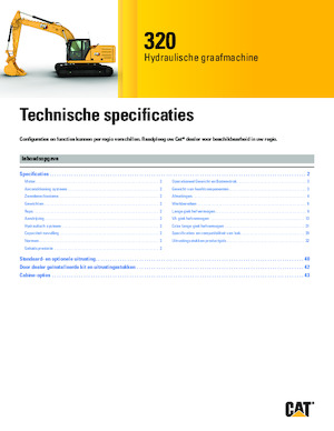 Raupenbagger Caterpillar 320
