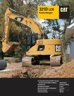 Raupenbagger Caterpillar 321D LCR