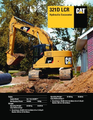 Raupenbagger Caterpillar 321D
