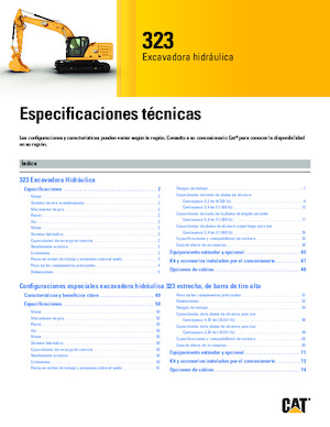 Raupenbagger Caterpillar 323