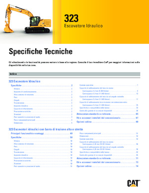 Raupenbagger Caterpillar 323