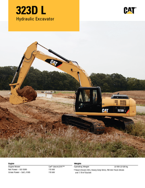 Raupenbagger Caterpillar 323D L
