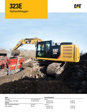 Raupenbagger Caterpillar 323E L