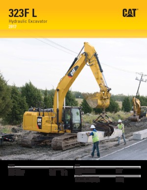 Raupenbagger Caterpillar 323F L