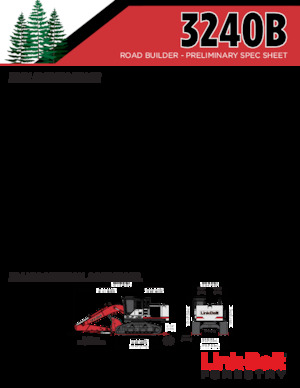 Raupenbagger Link-Belt 3240B TL