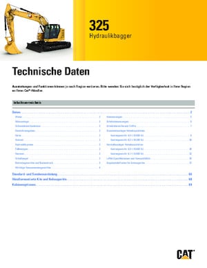 Raupenbagger Caterpillar 325