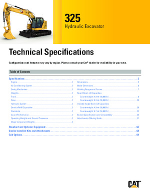 Raupenbagger Caterpillar 325
