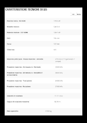 Raupenbagger Caterpillar 325