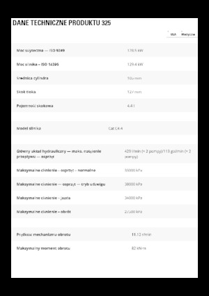Raupenbagger Caterpillar 325
