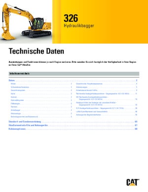 Raupenbagger Caterpillar 326