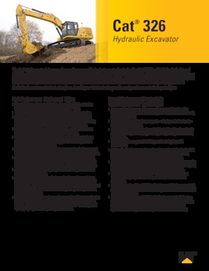 Raupenbagger Caterpillar 326