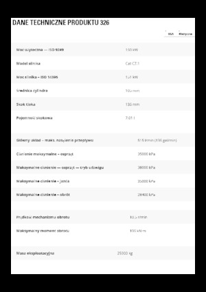 Raupenbagger Caterpillar 326