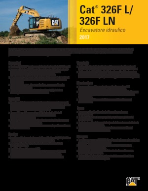 Raupenbagger Caterpillar 326F LN