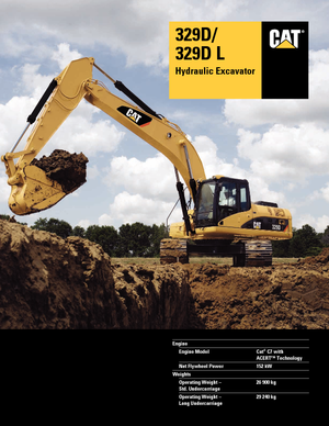 Raupenbagger Caterpillar 329D LN