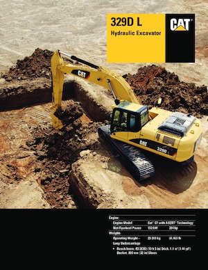 Raupenbagger Caterpillar 329D