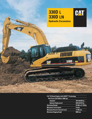 Raupenbagger Caterpillar 330D LN