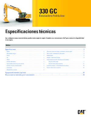 Raupenbagger Caterpillar 330 GC