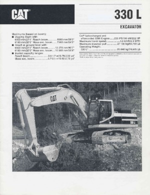 Raupenbagger Caterpillar 330L