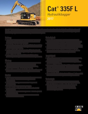Raupenbagger Caterpillar 335F L
