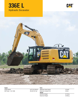 Raupenbagger Caterpillar 336D L