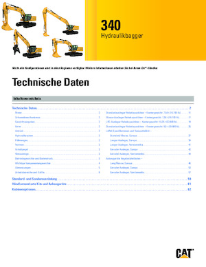 Raupenbagger Caterpillar 340