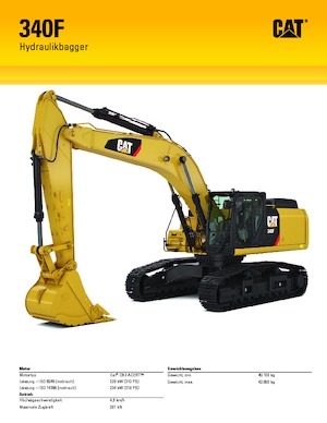 Raupenbagger Caterpillar 340F L