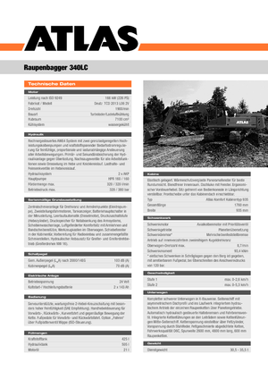 Raupenbagger Atlas 340 LC