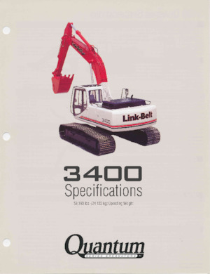 Raupenbagger Link-Belt 3400