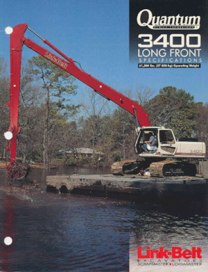 Raupenbagger Link-Belt 3400 Long Front