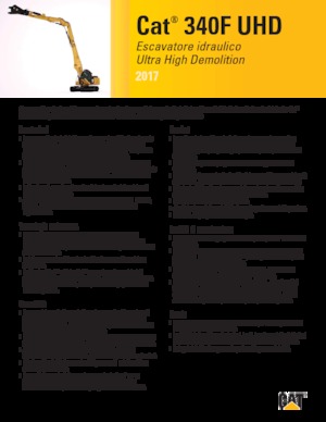 Raupenbagger Caterpillar 340F UHD