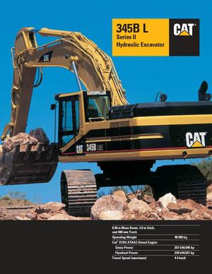Raupenbagger Caterpillar 345 B L II