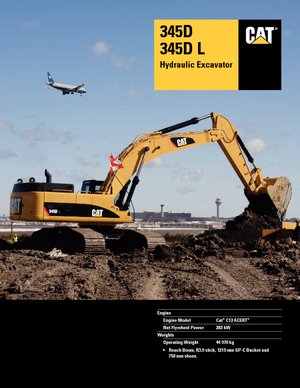 Raupenbagger Caterpillar 345D L