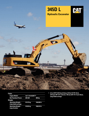 Raupenbagger Caterpillar 345D L