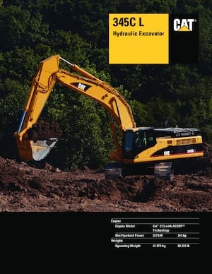 Raupenbagger Caterpillar 345C