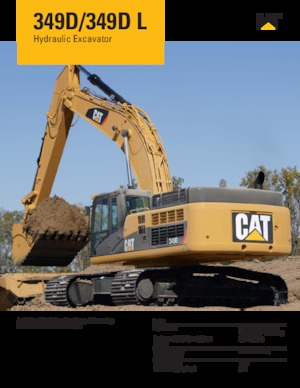 Raupenbagger Caterpillar 349D
