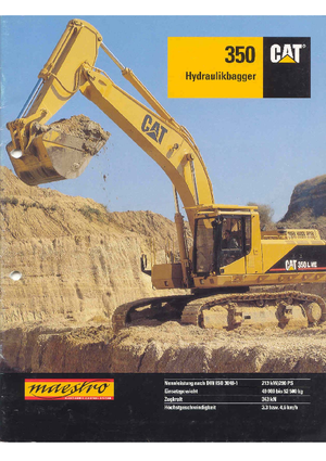 Raupenbagger Caterpillar 350 L