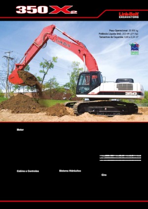 Raupenbagger Link-Belt 350 X2