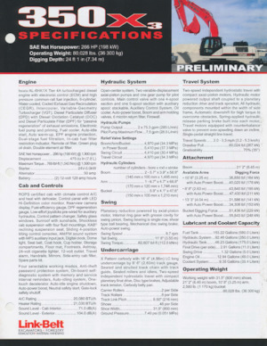 Raupenbagger Link-Belt 350 X3