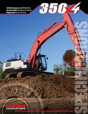 Raupenbagger Link-Belt 350 X4
