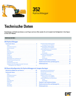 Raupenbagger Caterpillar 352