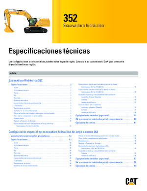 Raupenbagger Caterpillar 352