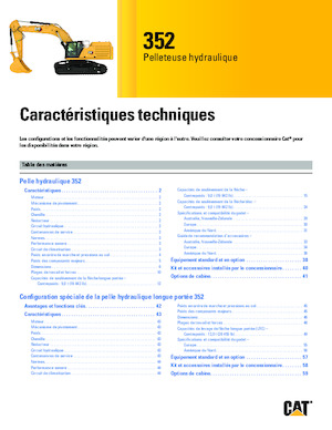 Raupenbagger Caterpillar 352