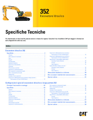 Raupenbagger Caterpillar 352