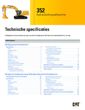 Raupenbagger Caterpillar 352