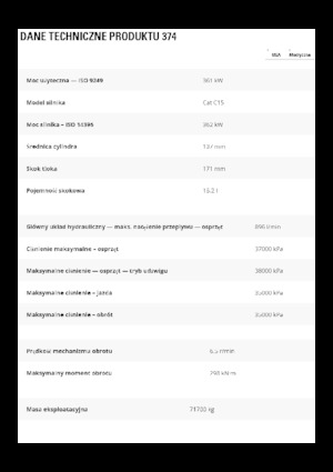 Raupenbagger Caterpillar 374