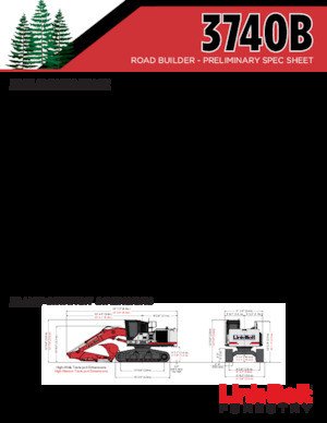 Raupenbagger Link-Belt 3740B RB