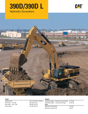 Raupenbagger Caterpillar 390D L