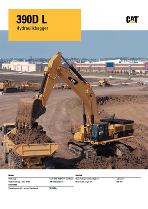Raupenbagger Caterpillar 390D L
